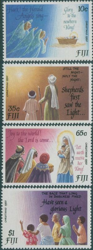 Fiji 1990 SG819-822 Christmas Carols set MNH