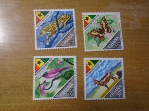 Ghana  #  315-18  MNH  Animals