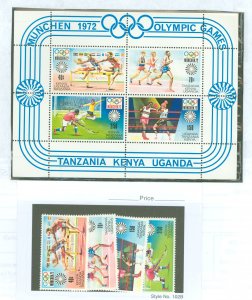Kenya Uganda Tanganyika/Tanzania #250-253a Mint (NH) Single (Complete Set)