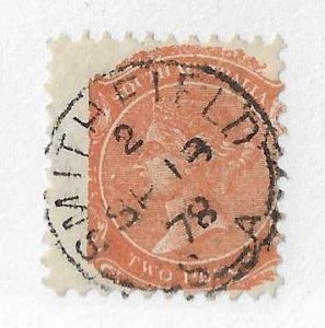 South Australia Sc #106  2p orange used with SON CDS VF