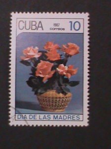 CUBA-1987-SC#2940-ST.1013-CUBIAN MOTHER DAY-CTO VF-LAST ONE-HARD TO FIND
