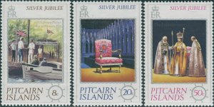 Pitcairn Islands 1977 SG171-173 Silver Jubilee set MNH 