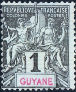 French Guyana #32 MNG