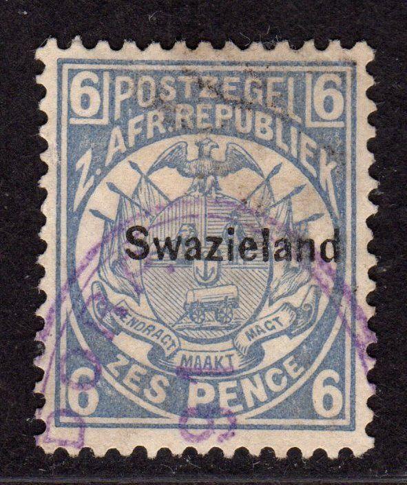 $Swaziland Sc#4 used, VF, Cv. $60