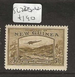 NEW GUINEA SG223  AIRPLANE   AIR MAIL   5/-      MOG   P0124H