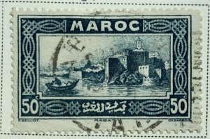 AlexStamps FRENCH OFFICES IN MOROCCO #135 VF Used 