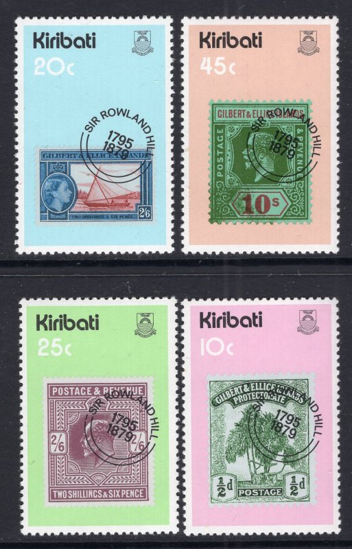 Kiribati 341-344 Stamp on Stamp MNH VF