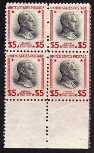 834 Mint,OG,NH... Block of 4... SCV $340.00