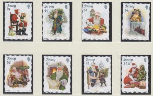 Jersey 2014, 'Christmas,  Set of 8 .  unmounted mint NHM