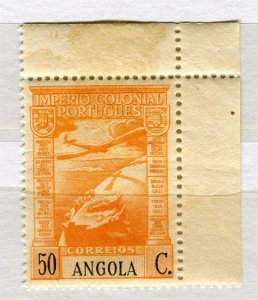 PORTUGAL COLONIES; ANGOLA 1938 Colonial Empire issue MINT MNH 50c. CORNER