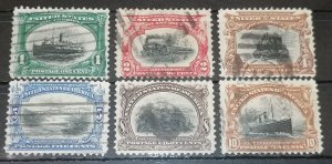 United States 1901 Pan-American Exposition complete set