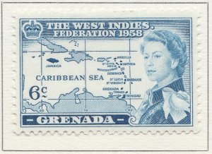 English Colony Colonies British Colony GRENADA 1958 6c MH* A28P12F27103-