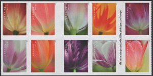 SC#5777-5786 (Forever) Tulip Blossoms Booklet Block of Ten (2023) SA