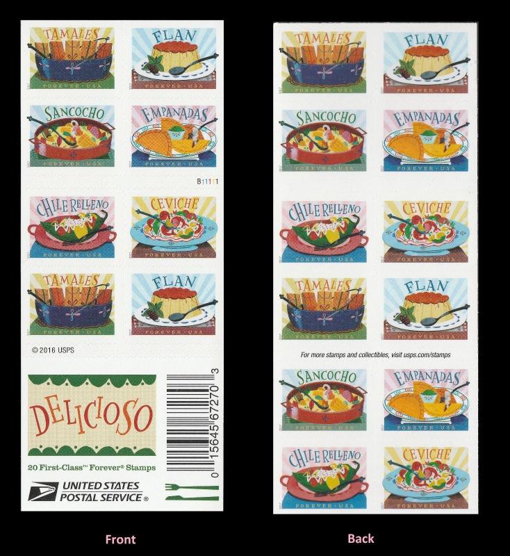 US 5197b Delicioso forever booklet 20 MNH 2017