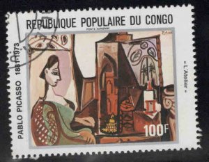 Congo Peoples Republic Scott C296A Used CTO Picasso stamp
