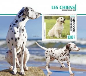 Togo - 2020 Dog Breeds Golden Retriever - Stamp Souvenir Sheet - TG200240b