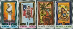 Samoa 1975 SG454-457 Christmas set MNH