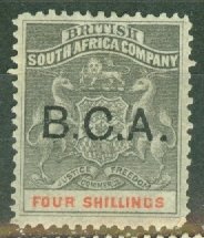 JN: British Central Africa 11 mint CV $110