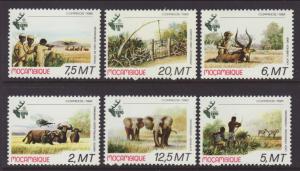 Mozambique 745-750 Animals MNH VF