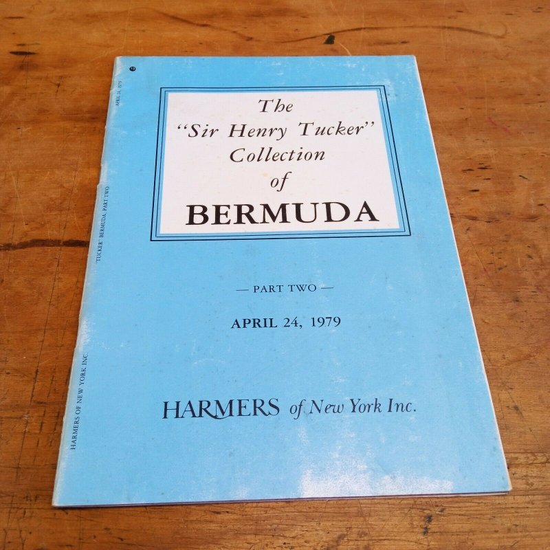 Bermuda stamp publication auction catalogue Harmers Tucker collection 1979 