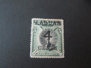 Labuan 1899 Sc 87 thin Bird MH