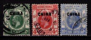 British PO in China 1917-21 George V Def. Optd. ‘CHINA’, Part Set [Used]