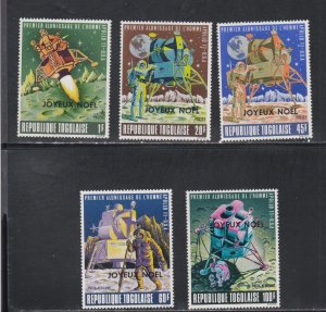 Togo # 710-712, C120-121, C131a, Christmas Overprints, Mint NH, 1/2 Cat.