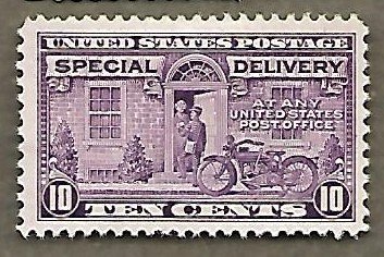 United States #E15a 10c Special Delivery MNG (1927)