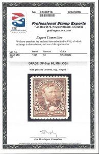 255 Mint,OG,H... PSE graded 95 XF-Superb... SMQ $350.00