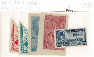 Afghanistan #383//401 MH selection