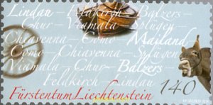 319963 MNH LIECHTENSTEIN 2014 MENSAJERO