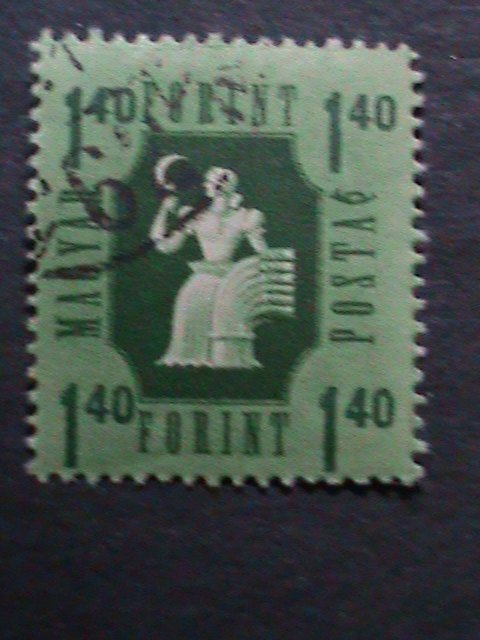 ​HUNGARY-1946 OVER 76 YEARS-VERY OLD- INDUSTRY & AGRICULTURE USE STAMPS VF