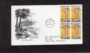 1319 Great River Road, blk/4 FDC Artmaster addressed