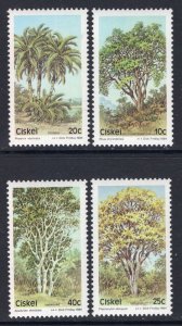 Ciskei 50-53 Trees MNH VF