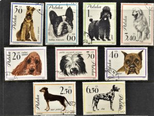 STAMP STATION PERTH - Poland #1115 -1123 General Issue Set of 9 CTO