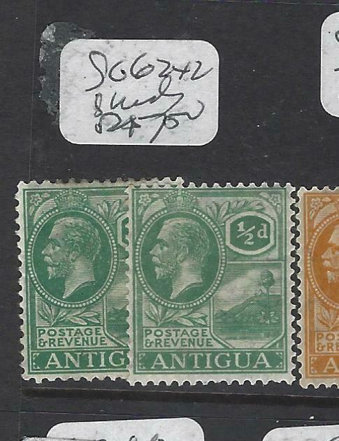 ANTIGUA    (P3003B)   KGV  1/2D     SG 62 X 2 SHADES   MOG