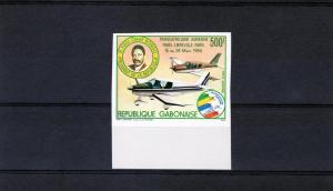 Gabon 1984 Paris-Libreville Aircrafts(1)Imperf.MNH Sc#C264