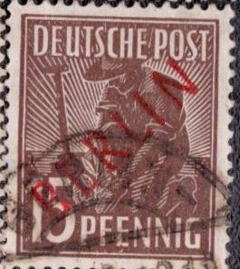 Germany Berlin 9N25 1949 Used