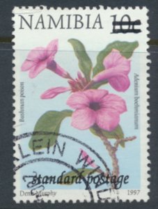 Namibia  SC# 1001 Used Opt surcharge Flowers 2002  see scan  and details 