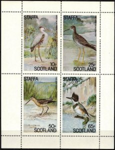 {ST339} Staffa Scotland Birds (20) Sh.4 MNH Local Cinderella !!