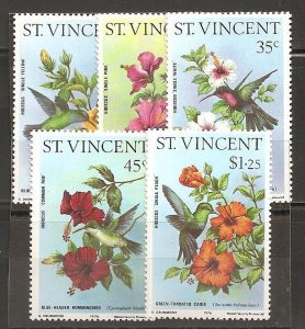 St Vincent SC 465-9 MNH