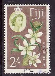 Fiji-Sc#184- id9-used 3sh-QEII-Flowers-1962-7-