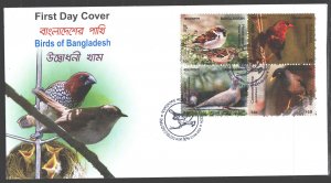 Bangladesh. 2010. Birds of Bangladesh. MNH.