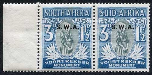 South West Africa SG95 (two light tone spots) U/M 