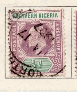 Northern Nigeria 1902 Early Issue Fine Used 1/2d. NW-270322