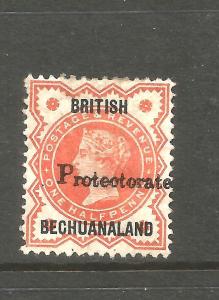 BRITISH BECHUANALAND  1890  1/2d  QV  MHH   SG 54