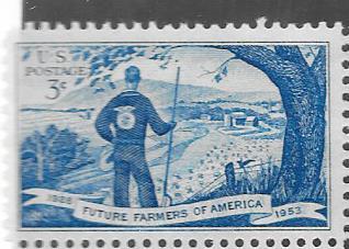 US #1024 3c Future Farmers   (MNH) CV $.25