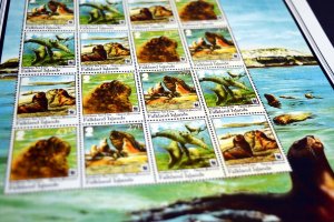 COLOR PRINTED FALKLAND ISLANDS 2011-2020 STAMP ALBUM PAGES (36 illustr. pages)