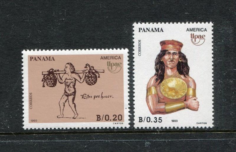 Panama 783-784, MNH, native American 1990. x26696