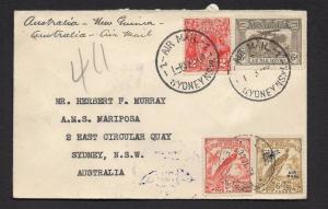 AUSTRALIA - NEW GUINEA  1934   1st  FLIGHT COVER